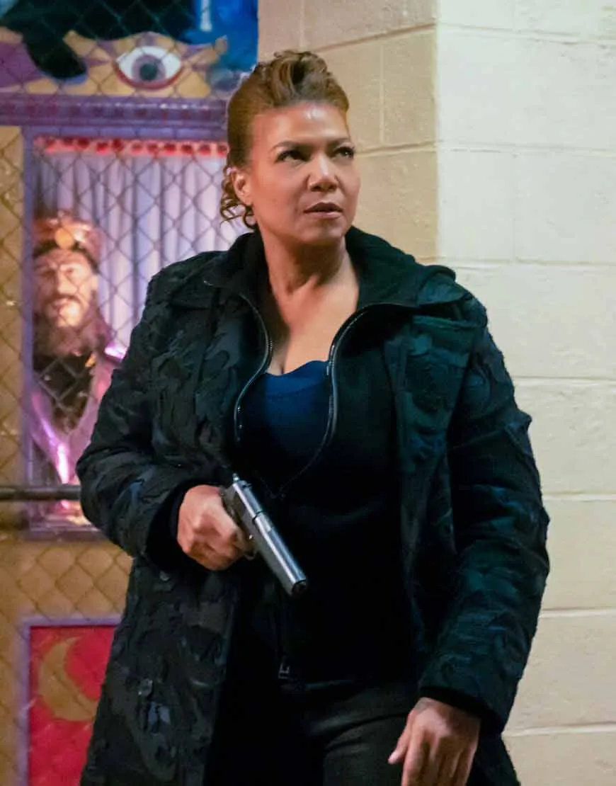 The Equalizer 2021 Queen Latifah Trench Coat | Robyn McCall Black Coat