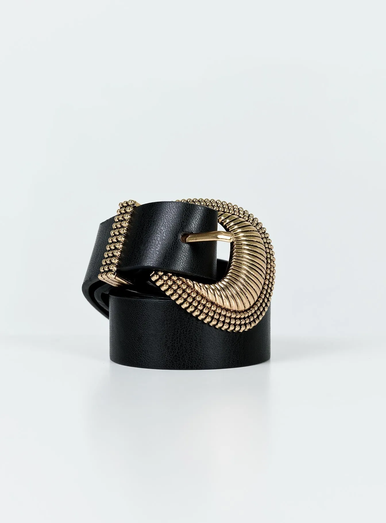 Trey Belt Black / Gold