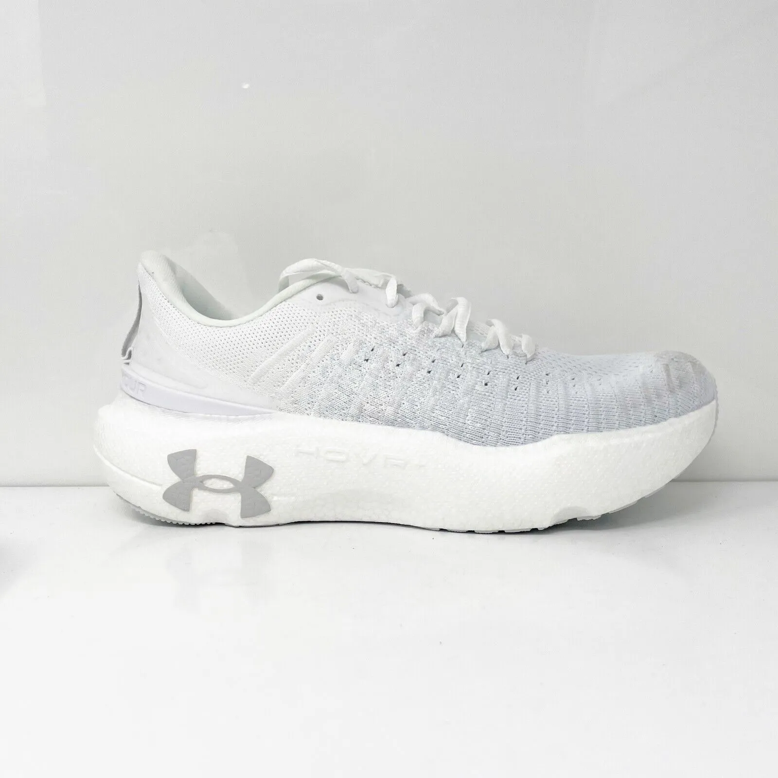 Under Armour Womens Infinite Elite 3027199-100 White Running Shoes Sneaker Sz 10