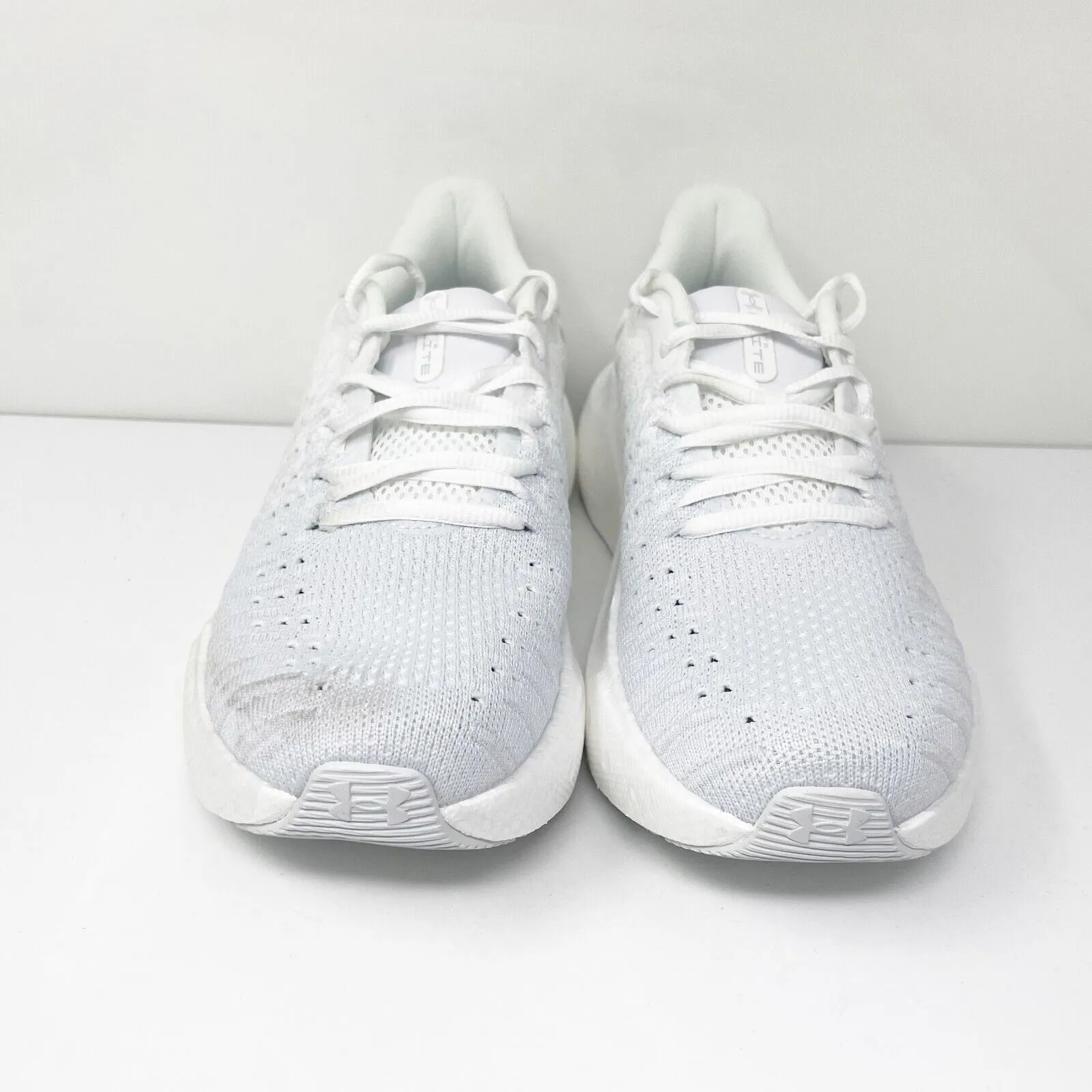 Under Armour Womens Infinite Elite 3027199-100 White Running Shoes Sneaker Sz 10