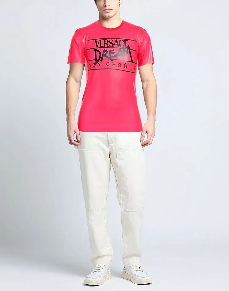 VERSACE  |Short Sleeves Logo Luxury T-Shirts