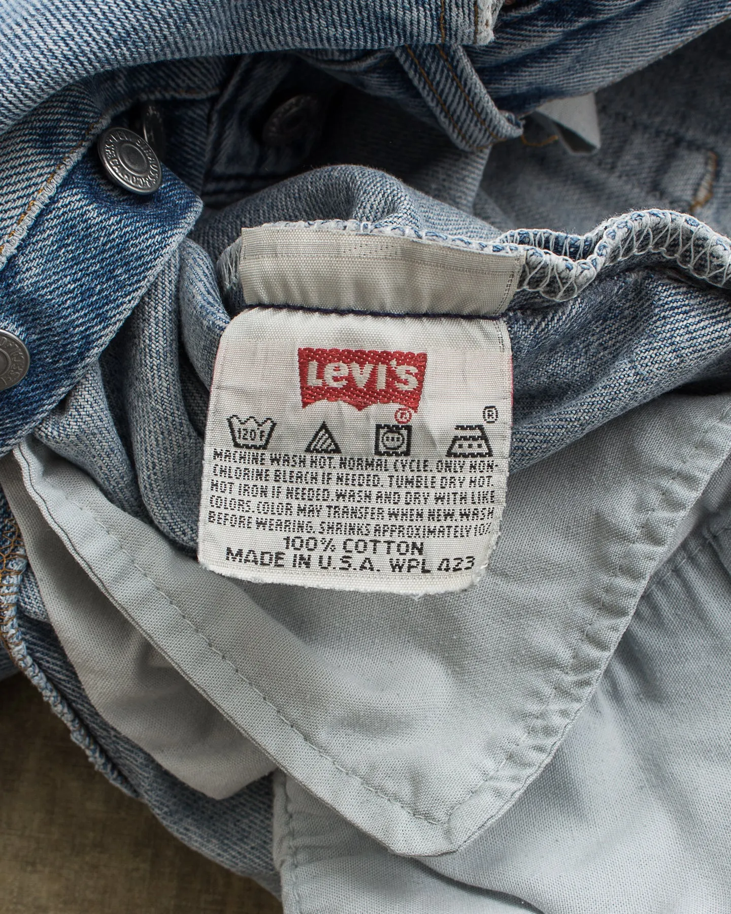 Vintage 1990's Made in USA Levi's 501 xx Jeans W 34 / L 33