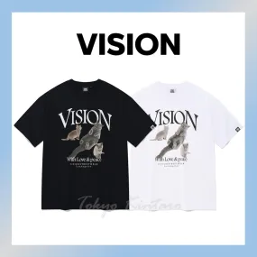 Vision Street Wear  |Unisex Street Style Short Sleeves Logo T-Shirts