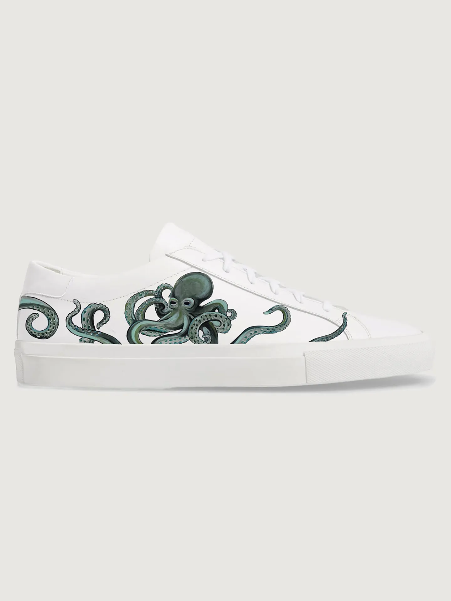 WHITE OCTOPUS SNEAKER - OCTOPUS MULTI