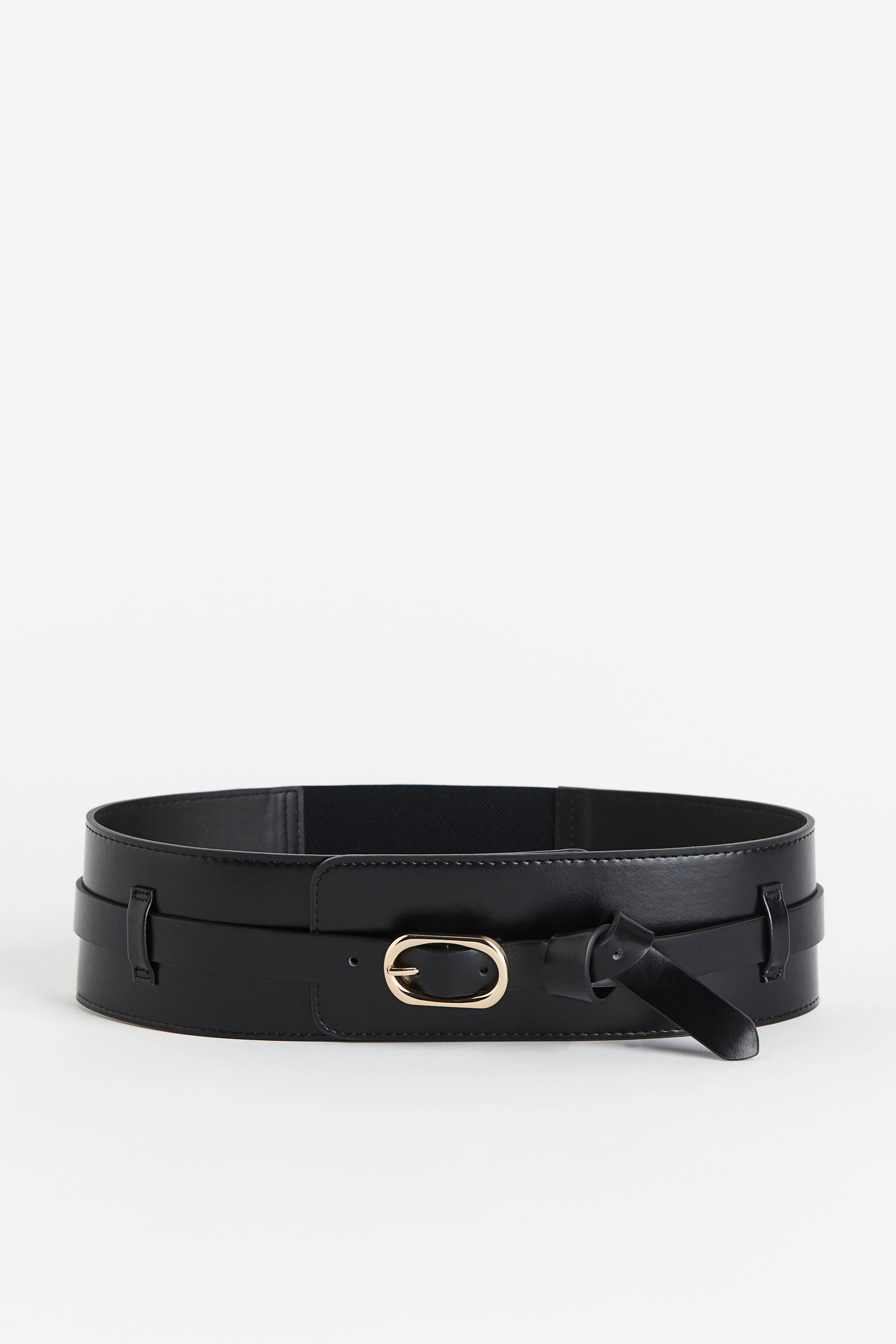 Wide waist belt - Black - Ladies | H&M GB