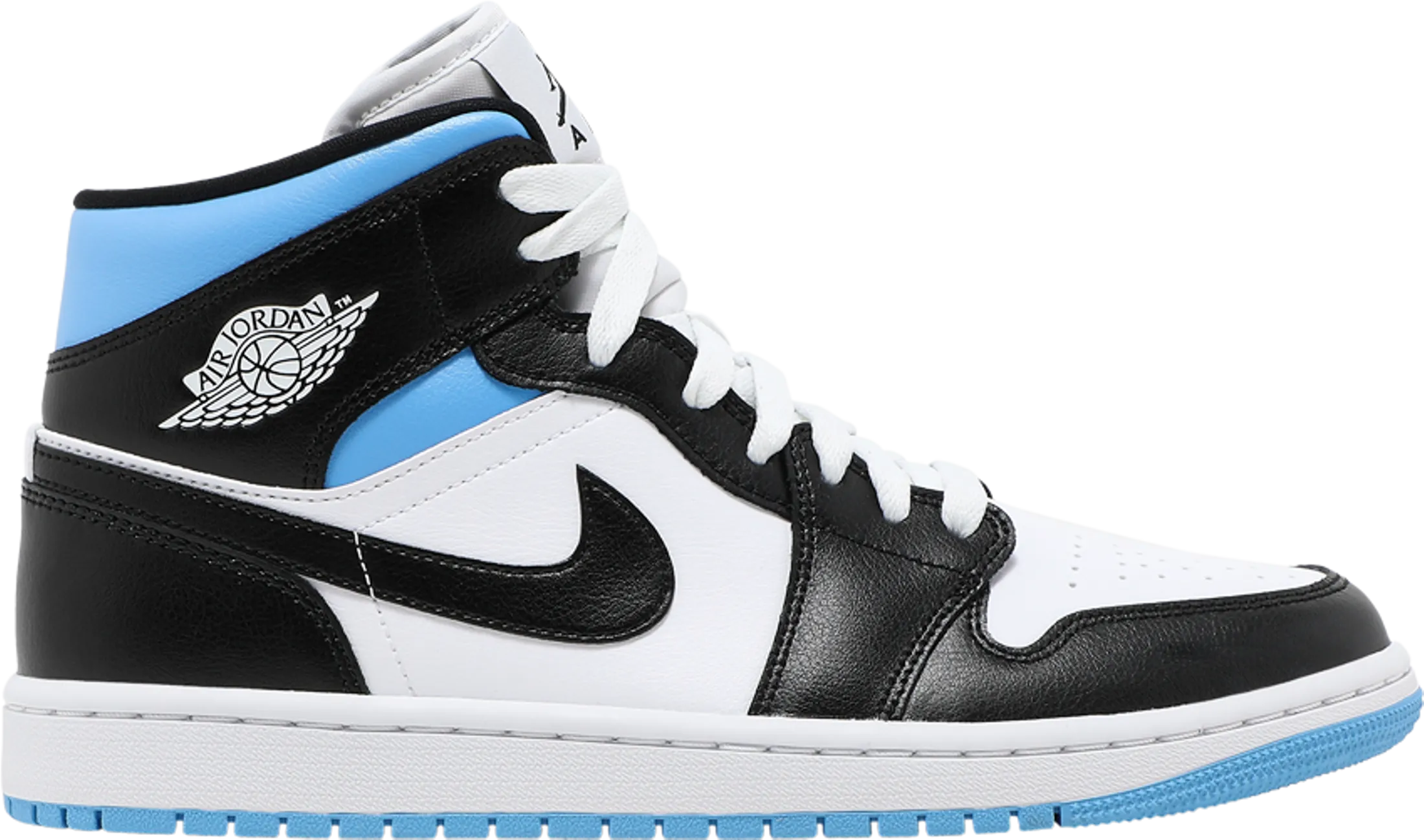 Wmns Air Jordan 1 Mid 'University Blue' - BQ6472 102