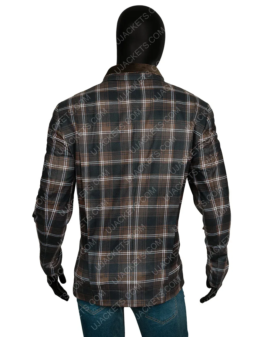 Yellowstone S02 John Dutton Plaid Jacket | Wool Blend Jacket | 45% OFF!